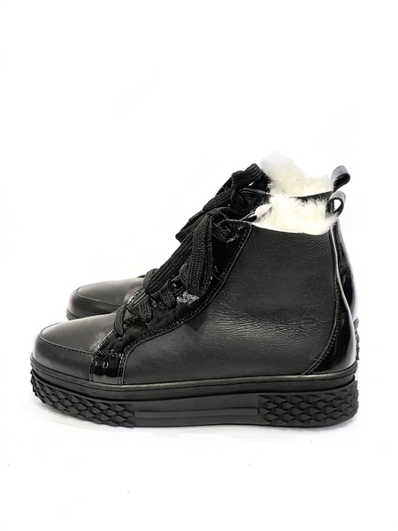 Ботинки кожаные зимние Tuffoni 1520180LF/черн